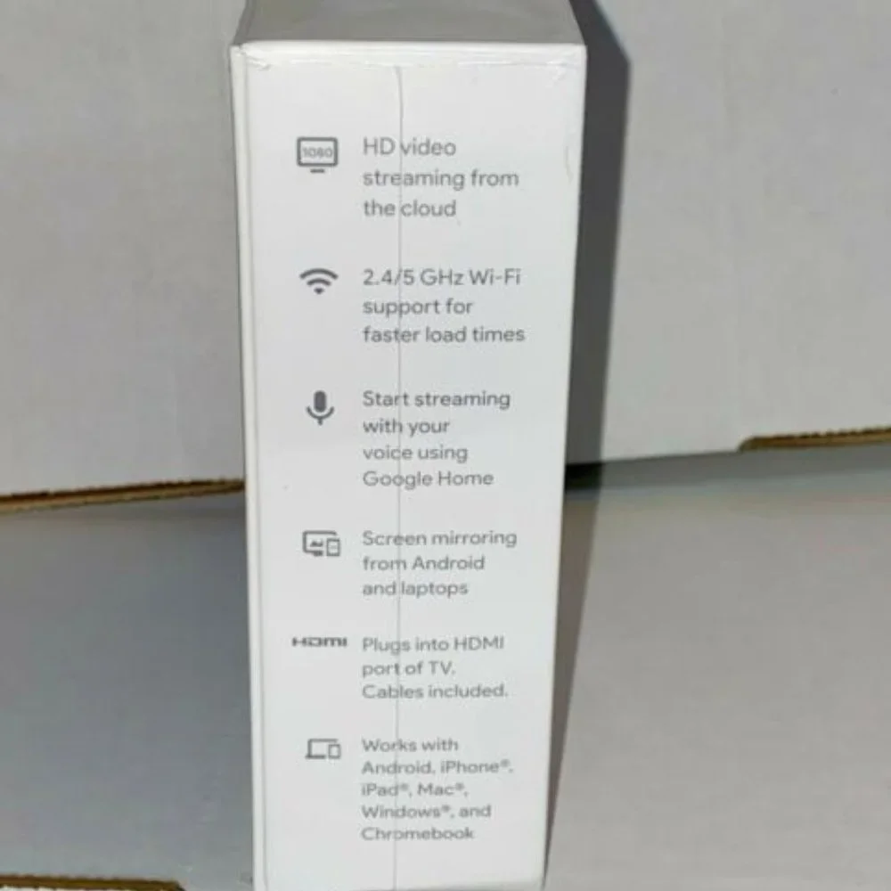 Google Chromecast 2 1080p Smart Media Streaming Device - Black - Great condition